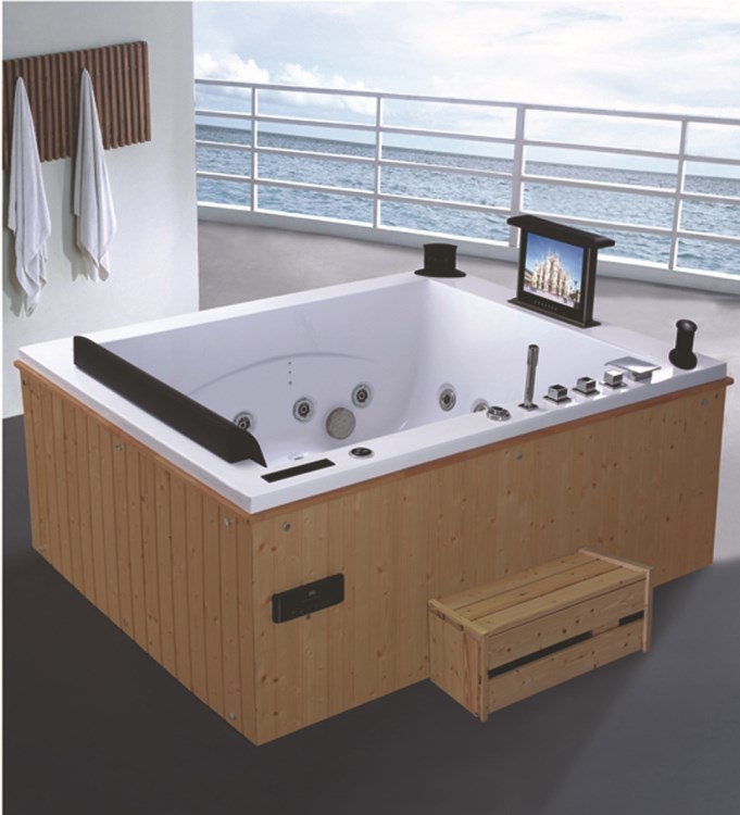 佛山廠家直銷亞克力沖浪按摩大池(浴池)ＫＢ-306ＴＶ　ＤＶＤ