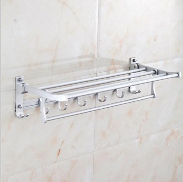 太空鋁毛巾架雙層浴巾架置物架整體衛(wèi)浴寧海遼寧大連沈陽鞍山撫順