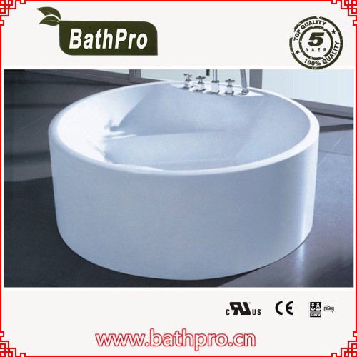 【BathPro】圓形亞克力浴缸沖浪按摩浴缸洗澡泡澡浴盆雙人浴池