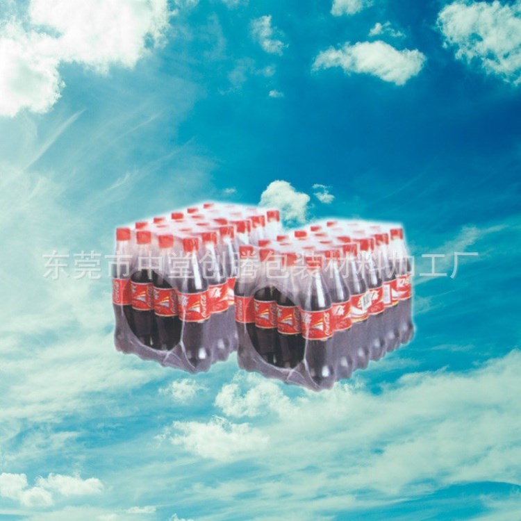 廠家供應PE熱收縮膜 可樂專用收縮包裝膜 可訂做四方袋包裝