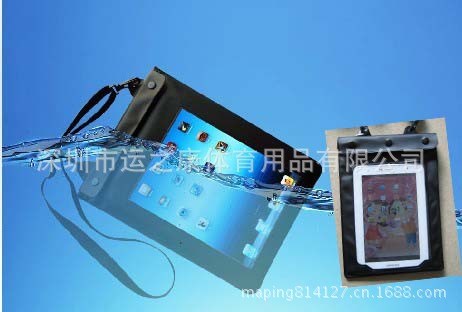 廠家直銷(xiāo)IPAD4/5防水袋,有音頻線可外接耳機(jī)