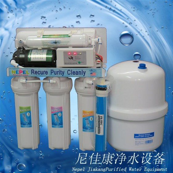 供應(yīng)尼佳康5級水機   帶全自動沖洗閥   廚房家用自來水過濾機