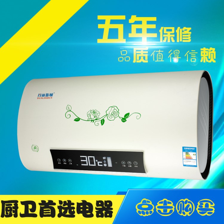 儲(chǔ)水式電熱水器 廠價(jià)直銷扁桶雙膽電熱水器 50L家用