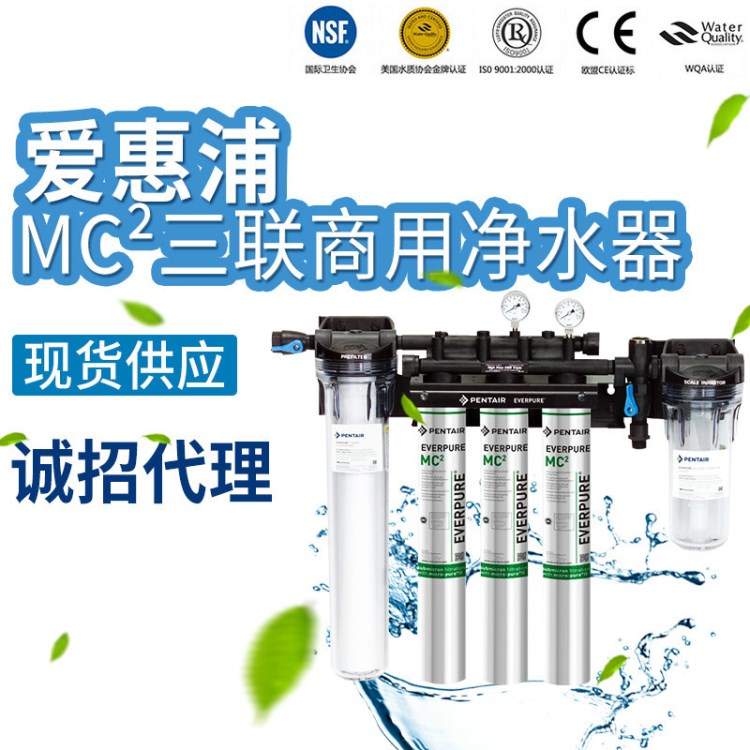 现货供应爱惠浦 大流量三联MC2多功能商用机 商用咖啡净水直饮机