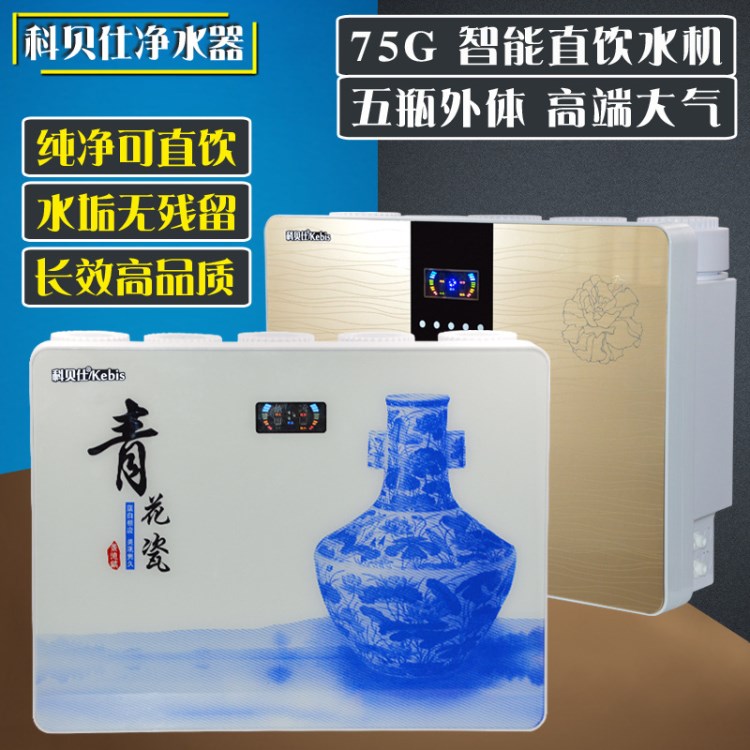 農(nóng)村自吸RO反滲透家用凈水機75G世韓膜凈直飲凈水器水機廠家