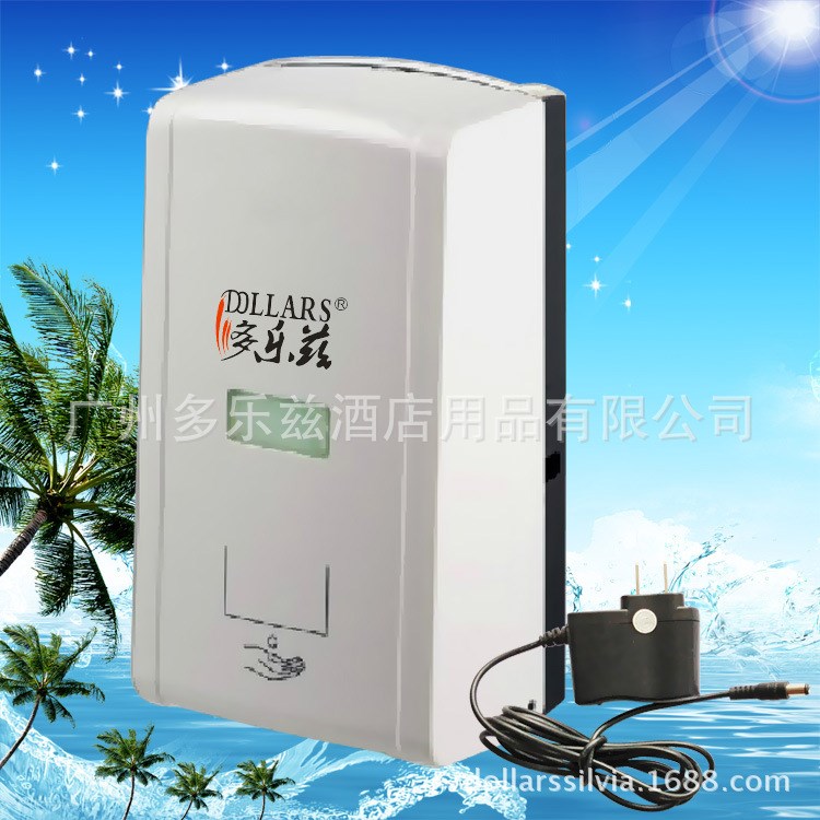 交流電全自動感應皂液器壁掛洗手液機器 塑料滴液皂液器消毒器