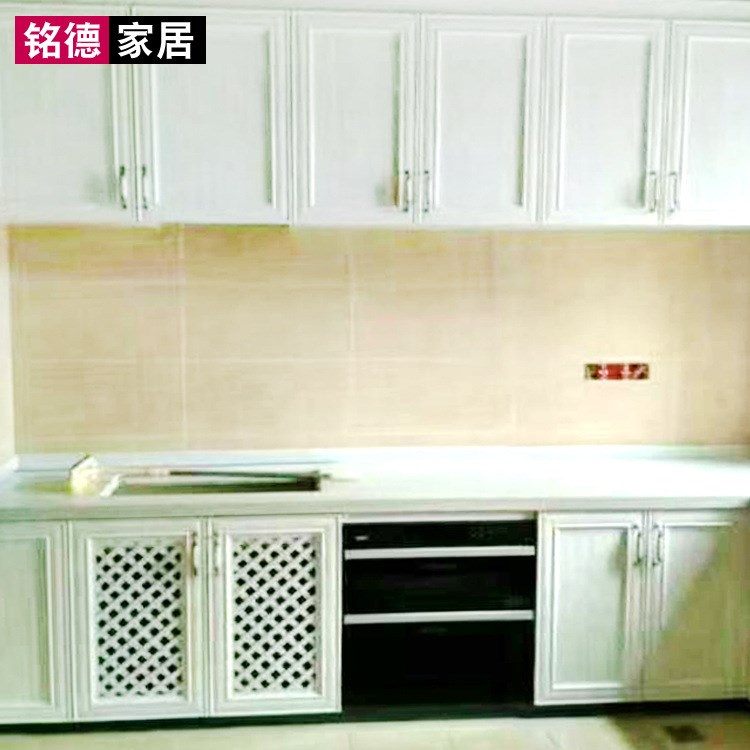 廠家直銷 簡約風(fēng)格廚房櫥柜整體柜子環(huán)保櫥柜廚房收納全鋁可定制