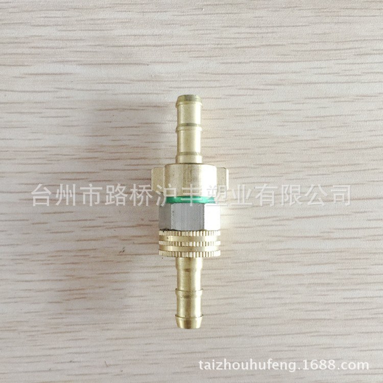 農(nóng)用8.5mm高壓打藥管蝶帽大活接 pvc軟管寶塔六角銅接頭 螺紋對(duì)接