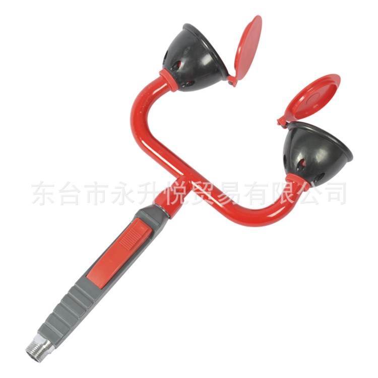 臺(tái)式洗眼器 實(shí)驗(yàn)室抽取式雙口洗眼器 臺(tái)式雙口洗眼器 銅噴塑臺(tái)式