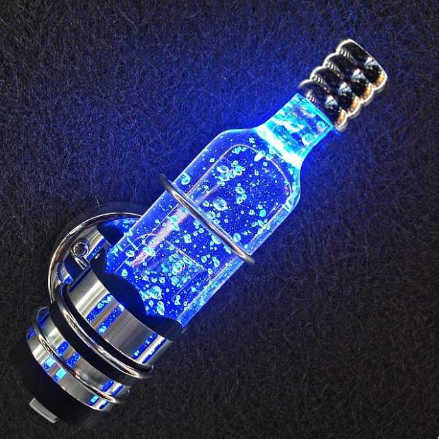 現代簡約個性LED酒瓶壁燈 時尚酒吧臺餐廳展廳創意氣泡水晶過道燈