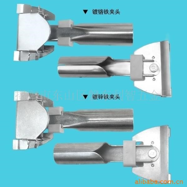 供應(yīng)拖把鐵夾頭，塵推配件，不銹鋼玻璃刮，利智五金
