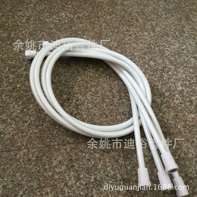廠家直銷，pvc網白管淋浴軟管 花灑軟管 花灑噴頭軟管 蓮蓬頭軟管