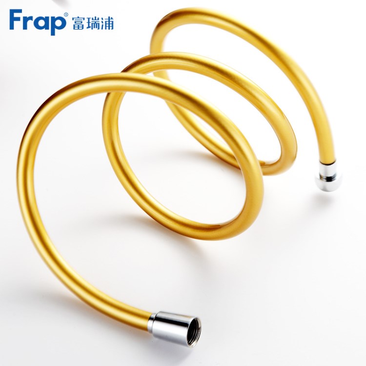 PVC花灑軟管全銅不銹鋼通用4分花灑管防爆淋浴管1.5米冷熱進水管