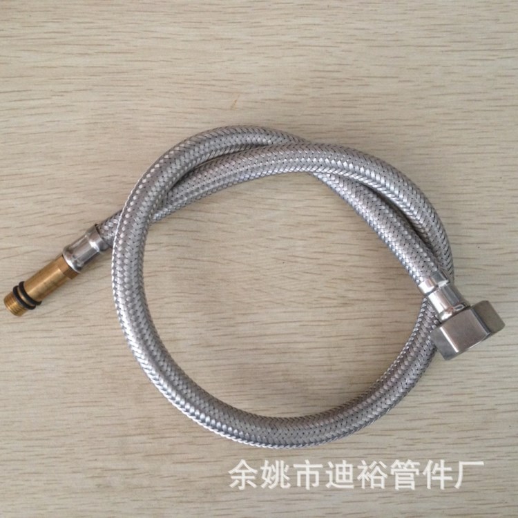 鋁絲編織管.尖頭單頭臺盆菜盆冷熱進水管