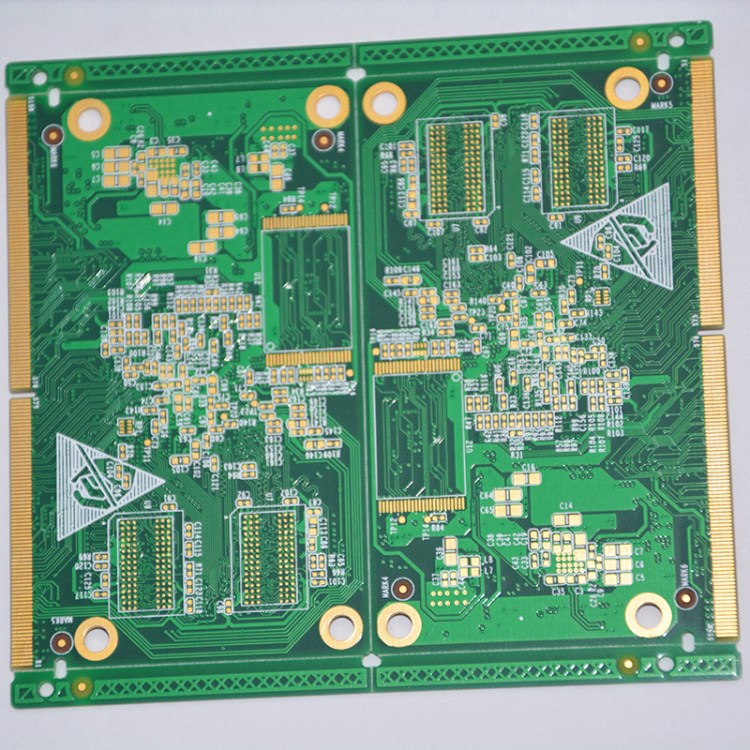 2.0板厚六層板綠油白字沉金和金手指 工業(yè)電腦控制PCB電路板批發(fā)