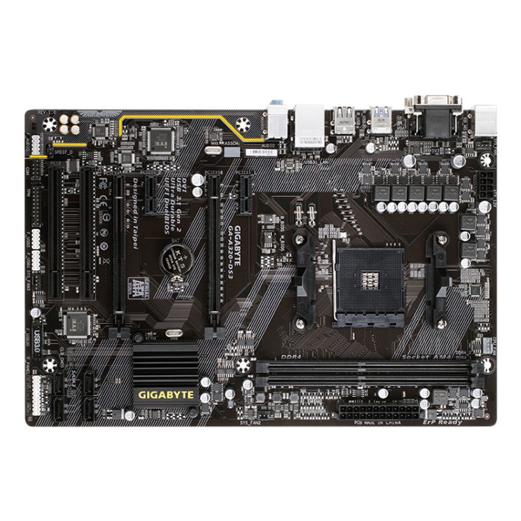 gigabyte技嘉a320ds3电脑游戏主板支持amdryzenam4