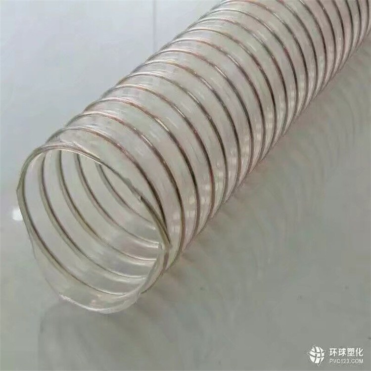 耐低溫塑料軟管耐腐蝕抽水管重量輕各種規格鋼絲加強型透明軟管