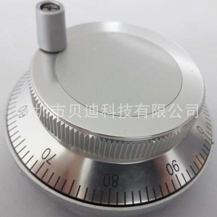 铝合金面板式手轮  80mm 24v数控车床加工中心手轮手轮