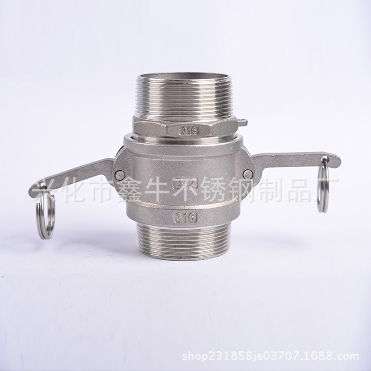 不銹鋼快速接頭  卡套 B型 快裝接頭 板把是快速接頭  規(guī)格