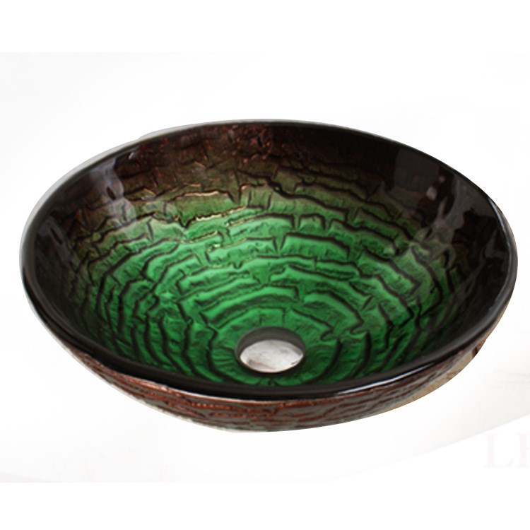 钢化玻璃洗手盆洗脸盆 卫生间台上洗面盆 glass art stage basin