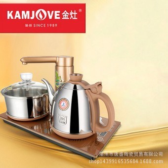 KAMJOVE/金灶V2電熱電茶爐 雙爐泡茶器304不銹鋼食品級電茶壺