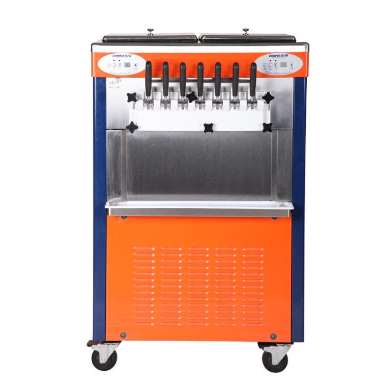 東貝BJ7446-B商用冰淇淋機(jī)冷飲店咖啡店 幻彩七彩冰激凌機(jī)雪糕機(jī)