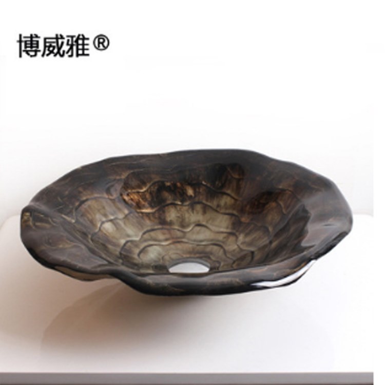 實力商家衛生間鋼化玻璃洗手盆浴室藝術盆臺上盆面盆衛浴潔具廠家