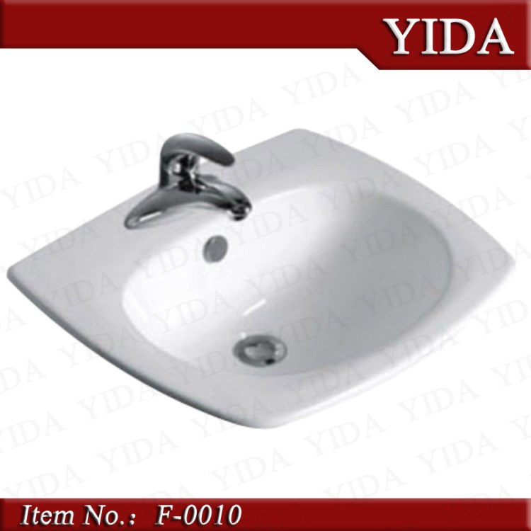 低價批發 酒店推薦臺面洗手盆 大理石臺面陶瓷盆 KTV洗手盆