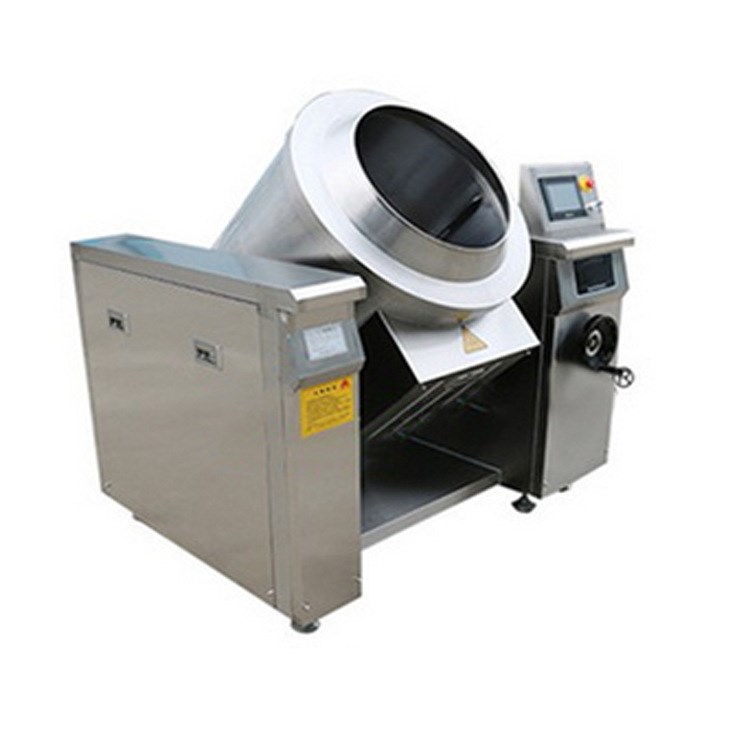 食品加工設備電磁自動炒菜機滾筒式炒菜機 炒栗子