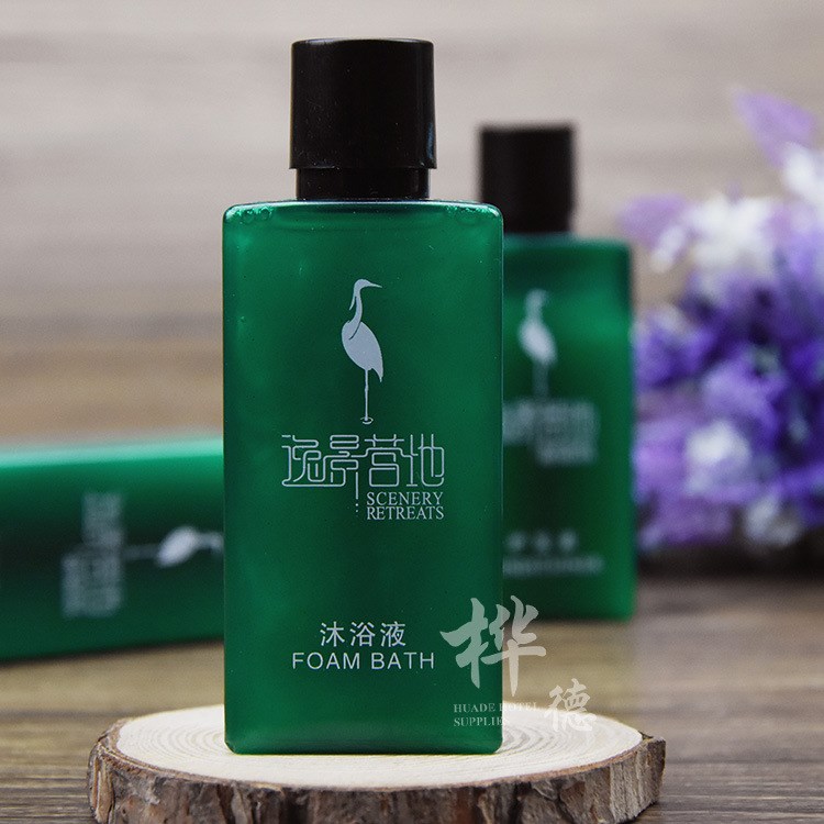 供應酒店客房一次性用品 透明瓶裝一次性洗發(fā)水沐浴露 廠家直銷