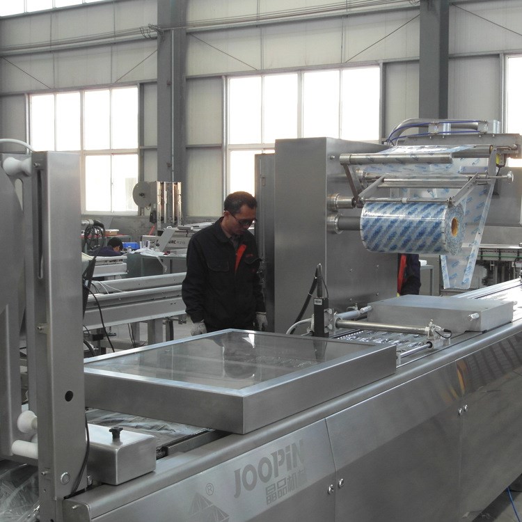 神州機械直銷全自動拉伸膜真空包裝機 全自動包裝機 食品包裝機械