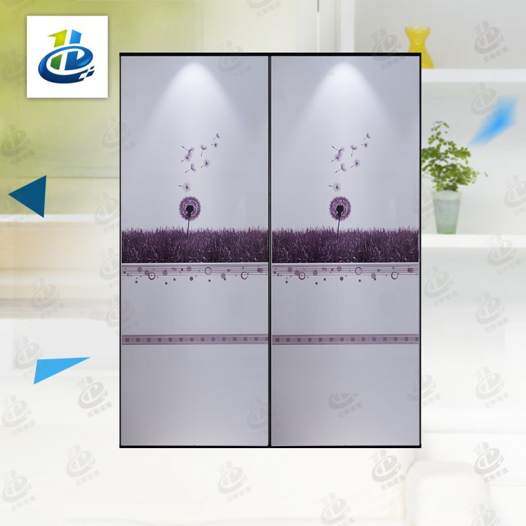 水晶封釉鑲嵌雕刻板  高光板永不變黃 無氣泡高密度衣柜門板