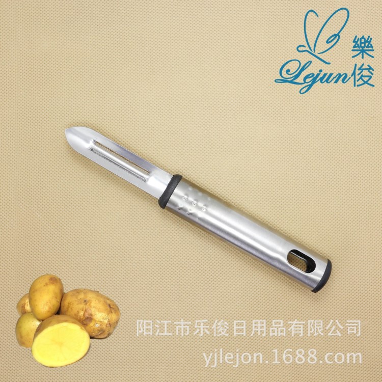 一字型不銹鋼鋼頭柄果蔬刨，另有多用四面刨供應