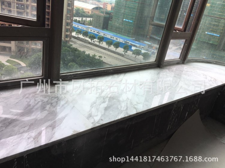 廣州天然大理石別墅全屋設計訂制天然大理石臺面白色