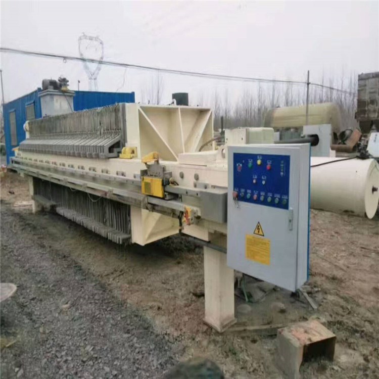 二手200平方隔膜壓濾機/二手程控自動拉板壓濾機