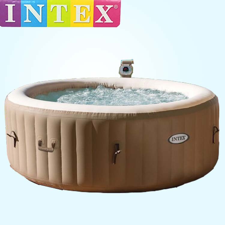 美國(guó)INTEX 28404氣泡水療池 養(yǎng)生理療  加熱水池 可調(diào)節(jié)溫度泳池