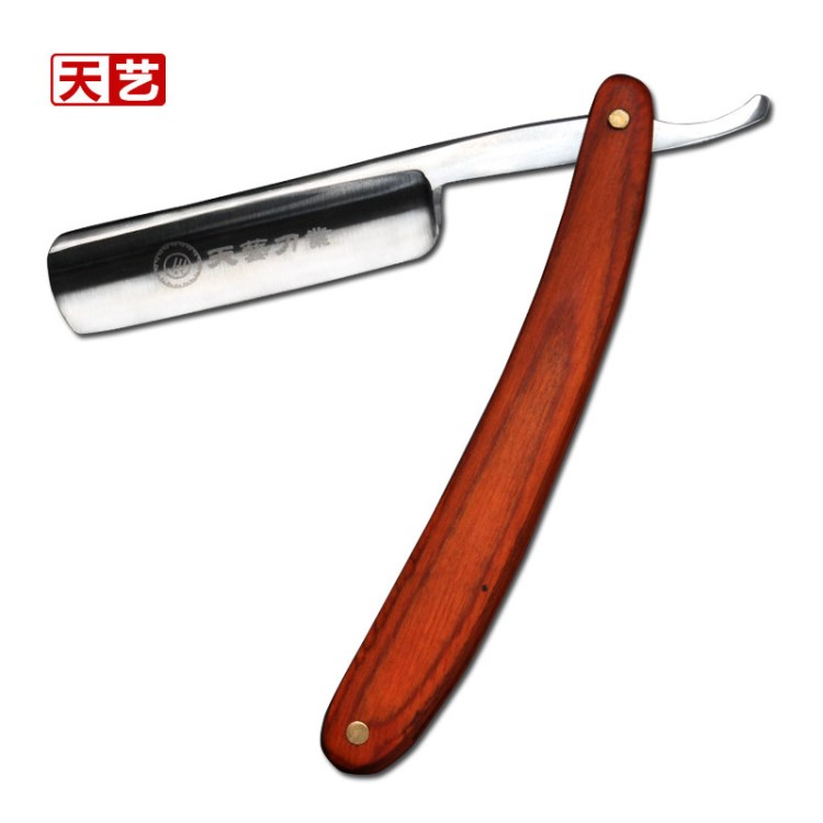 天藝牌理發老式剃刀*刮胡刀*手動剃頭刀*家用刮臉刀*剃須刀修胡型