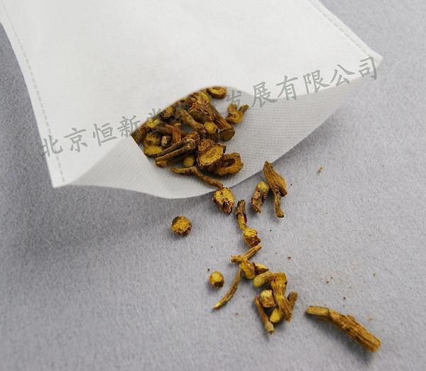 易袋 100個(gè)12x14cm機(jī)器熱封無(wú)紡布袋 藥浴包 結(jié)實(shí)耐用煮藥袋熱敷