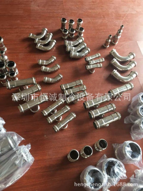 學(xué)校改水工程.中央空調(diào)冷熱水工程.醫(yī)院工程.用不銹鋼管卡壓配件