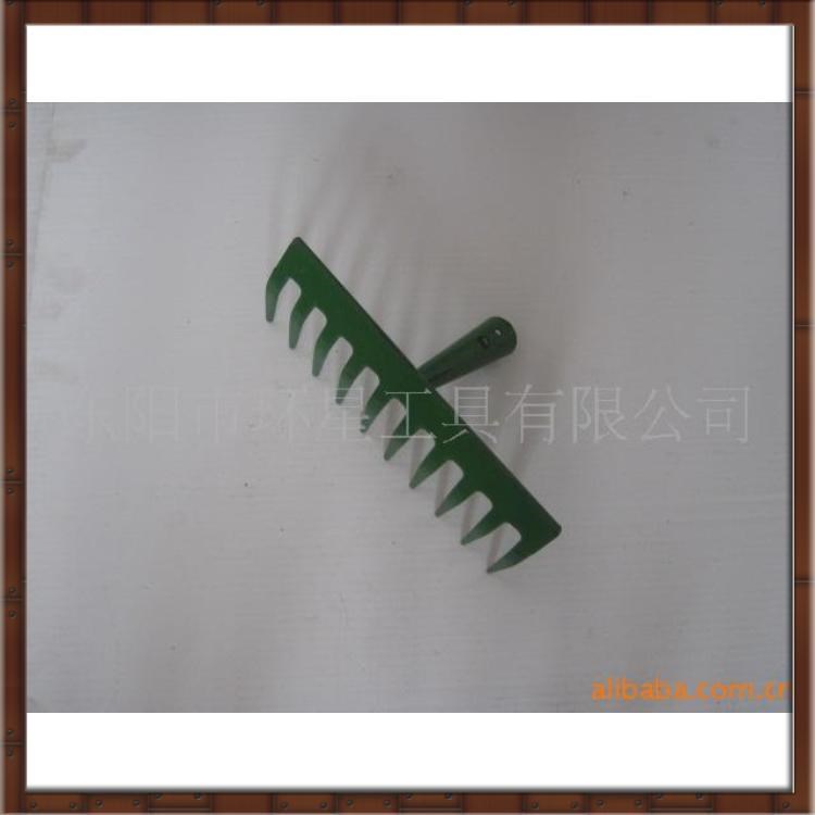 供應(yīng) 園林草耙 10齒鐵耙子