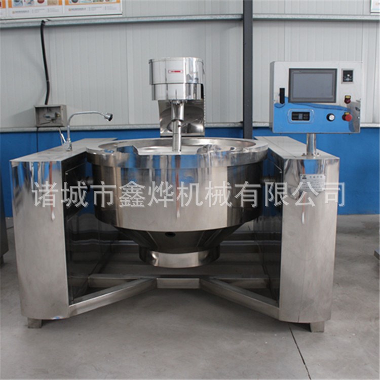 2016新款 芝麻醬攪拌炒鍋 方便面調料自動翻炒鍋 調味品加工設備