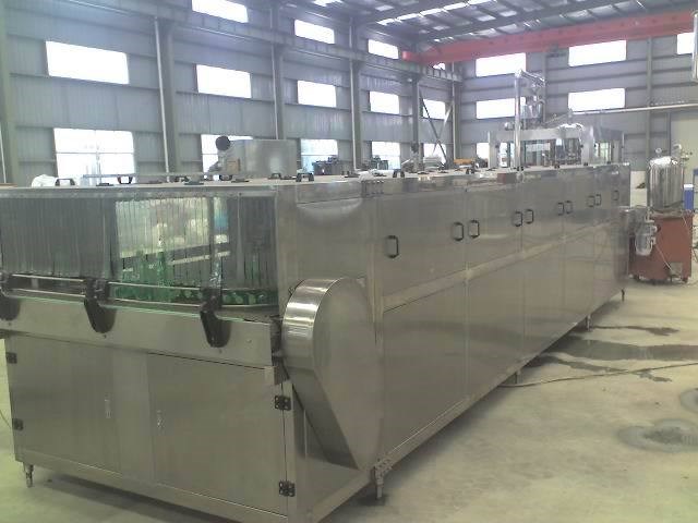 供应jn型厂家直销茶饮料生产设备喷淋冷却机温瓶机饮料机械