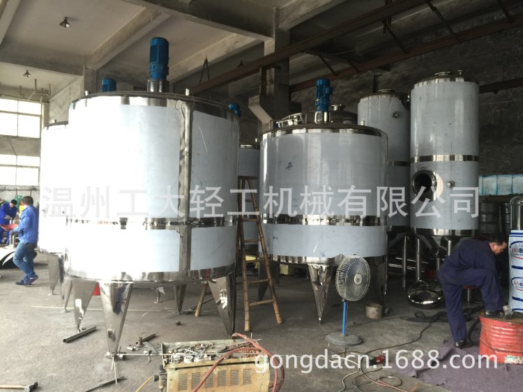 厂家供应TB-500L不锈钢种子发酵罐 2吨乳品发酵设备 卫生级发酵罐