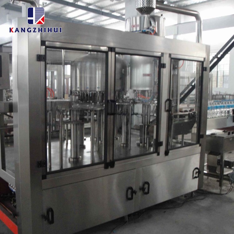 供應果汁飲料灌裝機 三合一全自動液體灌裝機廠家直銷灌裝機