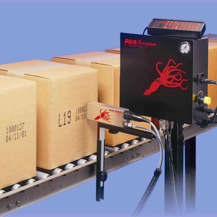 寧波禾森自動(dòng)SQ-2大字符噴碼機(jī) 噴頭不堵水泥化工行業(yè)專用噴碼機(jī)