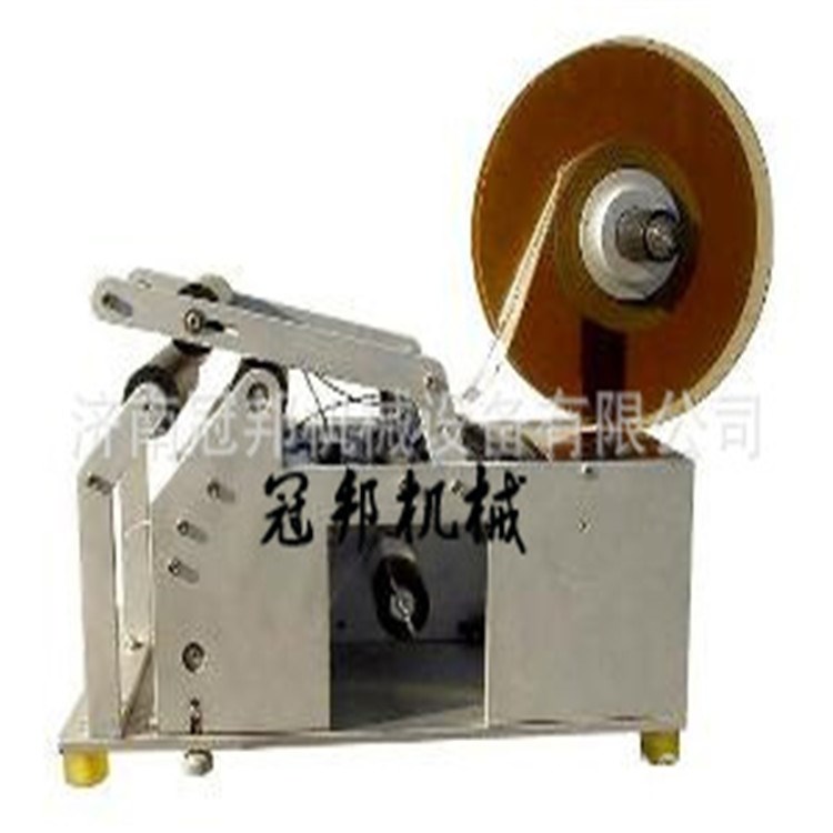 PET茶葉瓶半自動圓瓶貼標(biāo)機(jī) 色帶打碼機(jī)
