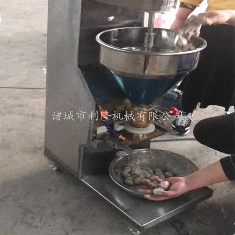 全自動(dòng)魚(yú)丸機(jī) 生產(chǎn)魚(yú)丸設(shè)備 小型丸子機(jī) 商用多功能丸子機(jī)