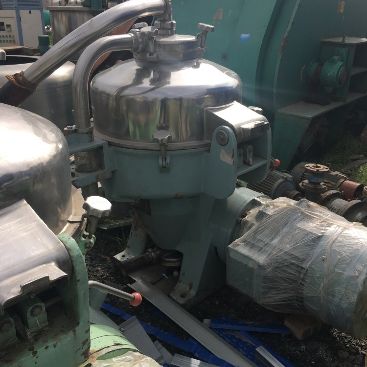 收售二手油水乳品牛奶碟式分離機(jī) 巨能470型碟片式分離機(jī)