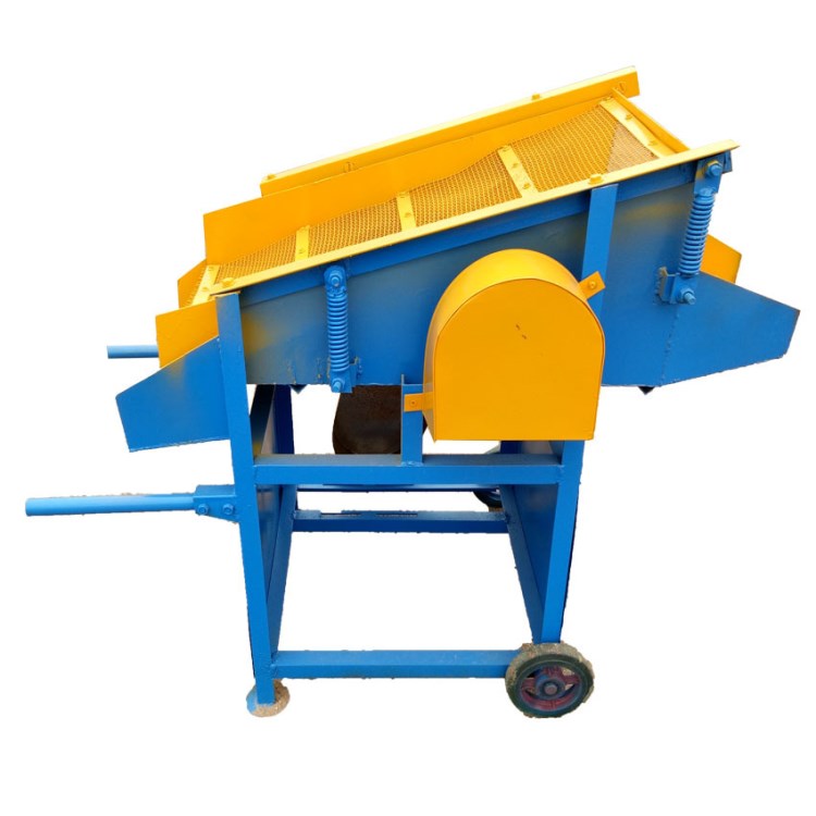 厂家直销直线震动筛沙机粮食振动筛选机振动筛分机小型筛沙机