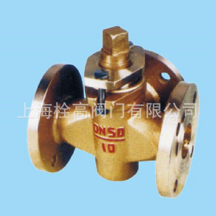 供應(yīng) 全銅三通旋塞閥/X44T法蘭 全銅二通旋塞閥生產(chǎn)廠家批發(fā)